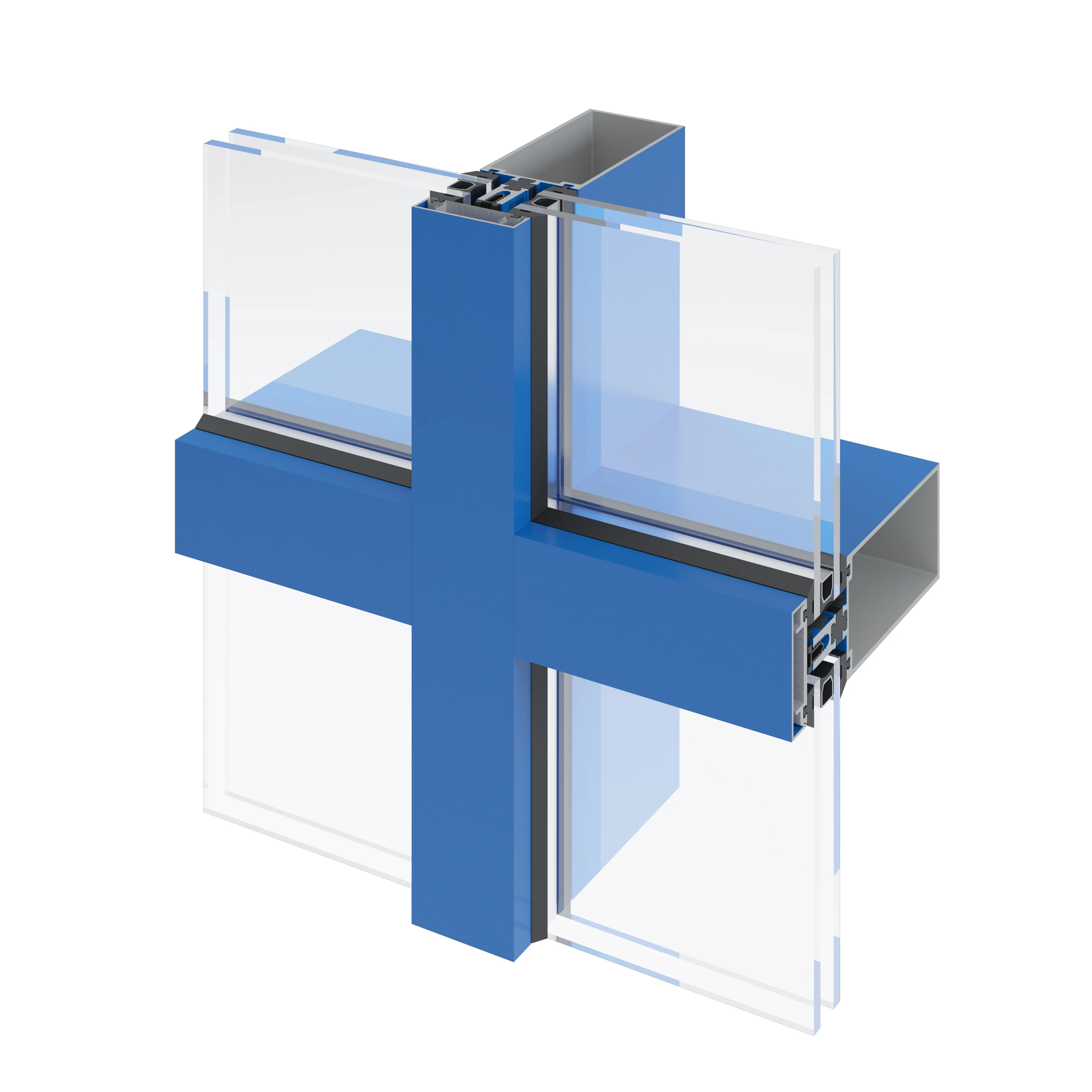 Commercial aluminum glazing